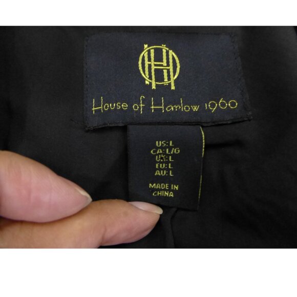 NWOT House of Harlow Brown Houndstooth Blazer - Picture 5 of 13